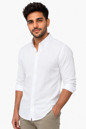 White Linen Shirt