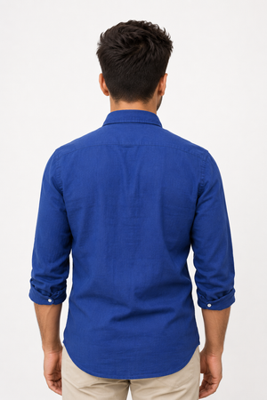 Blue Linen Shirt