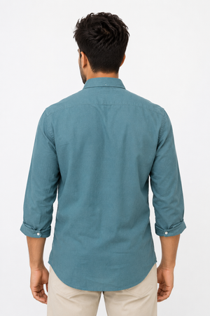 Pastel Green Linen Shirt