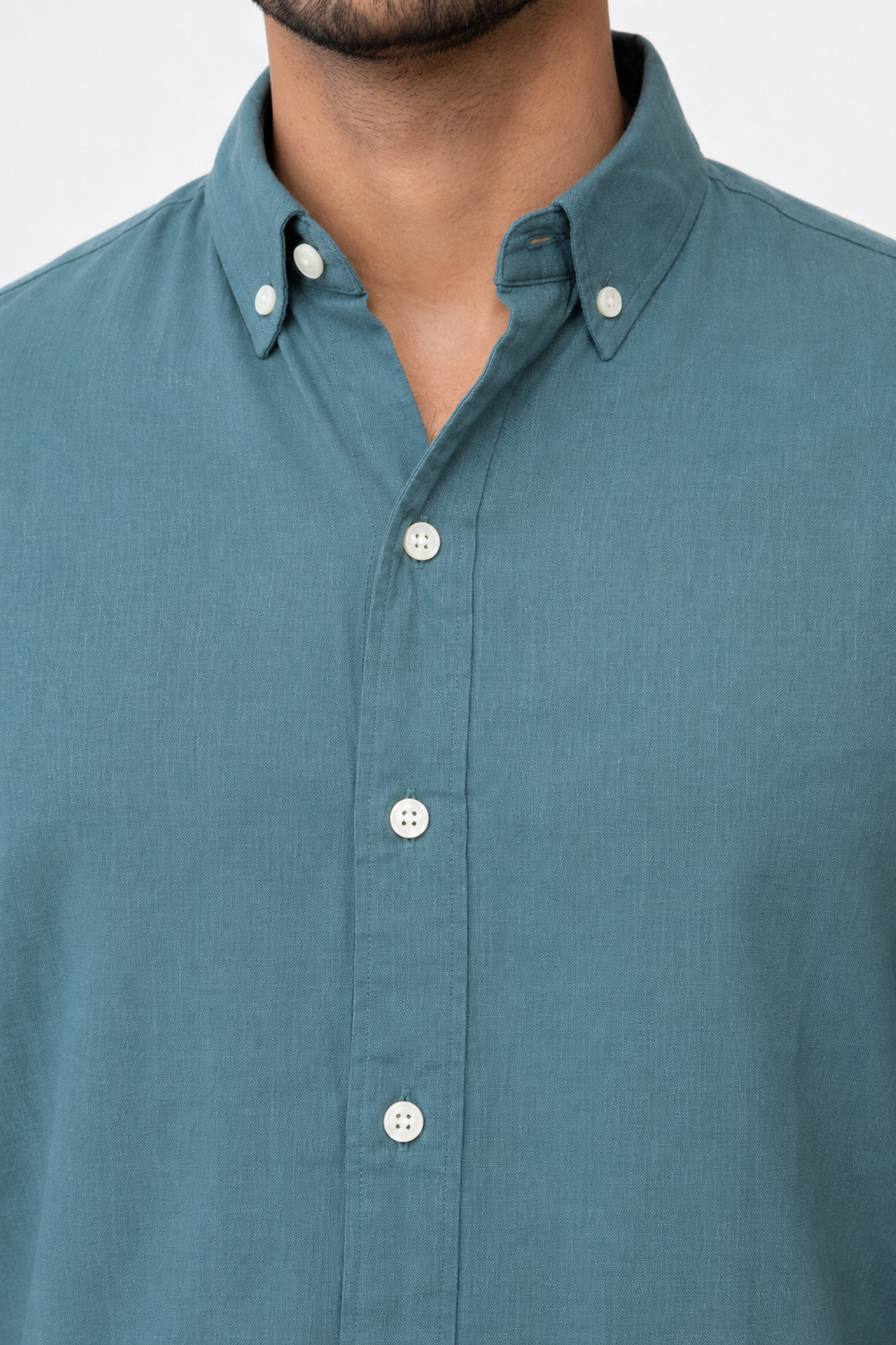 Pastel Green Linen Shirt