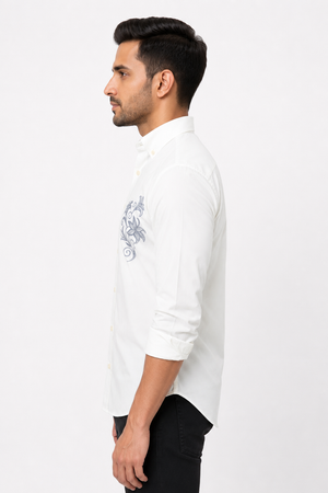 White Designer Shirt