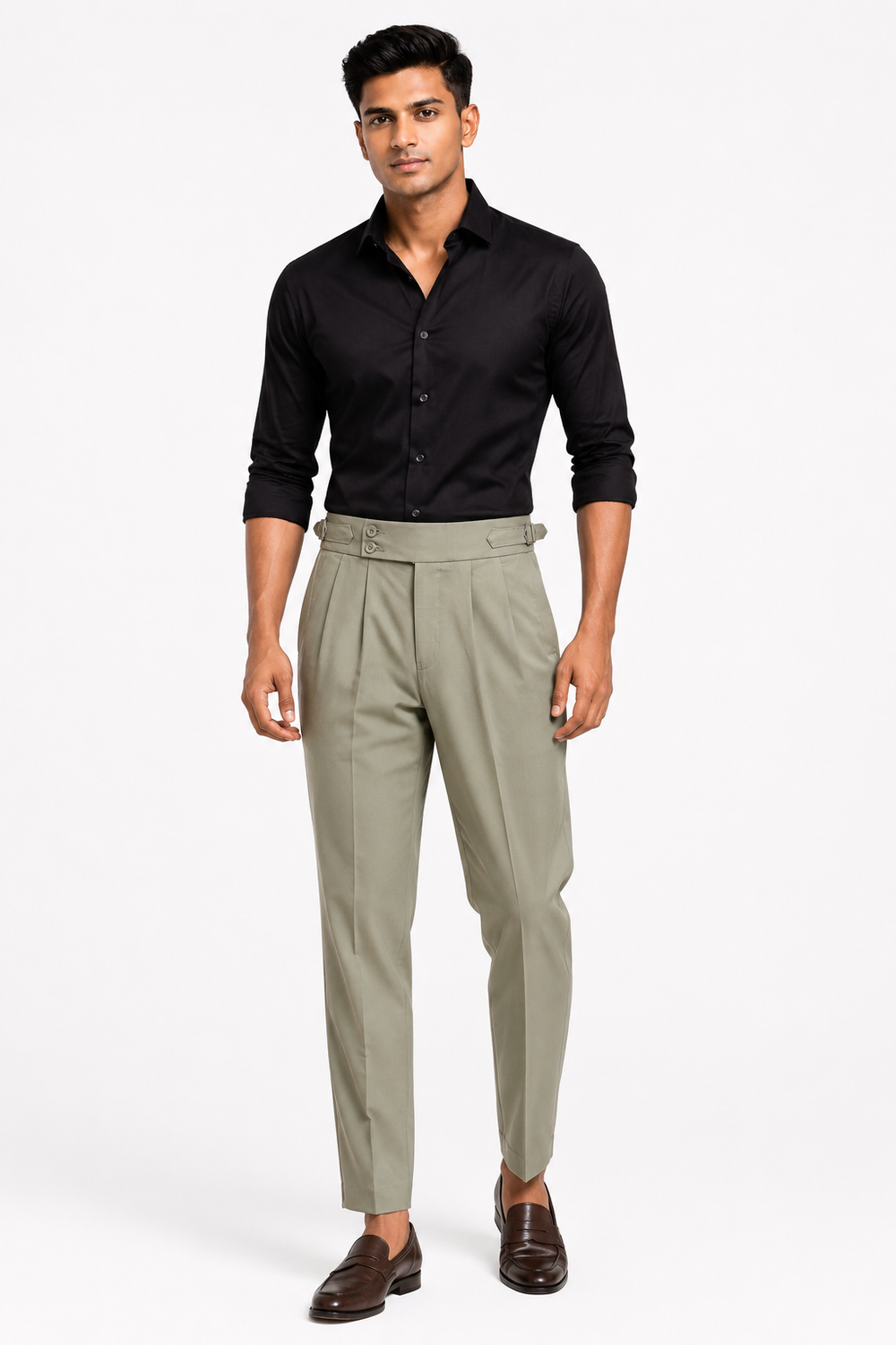 Light Green Gurkha Pant
