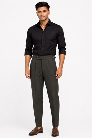 Dark Green Gurkha Pant