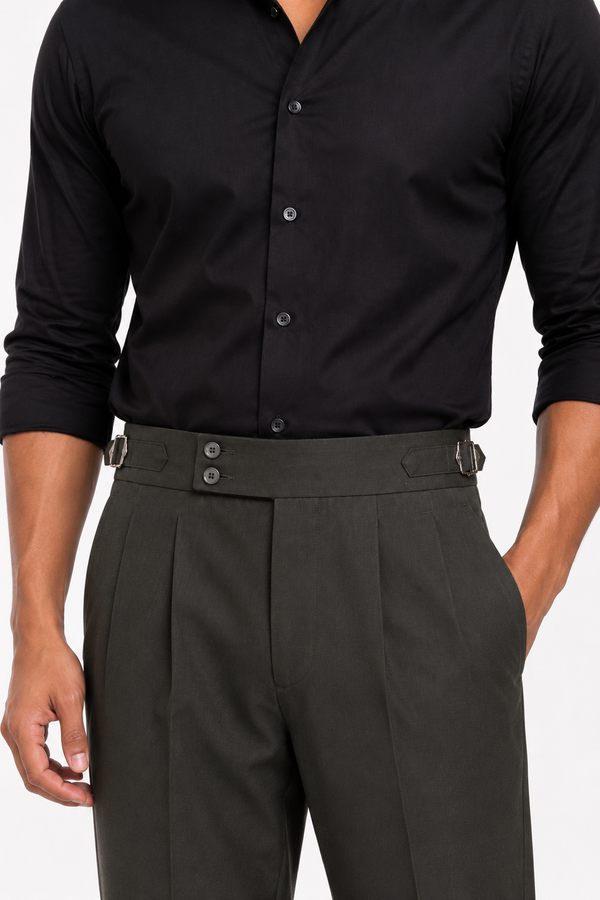 Dark Green Gurkha Pant