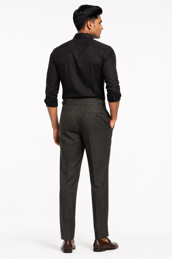Dark Green Gurkha Pant