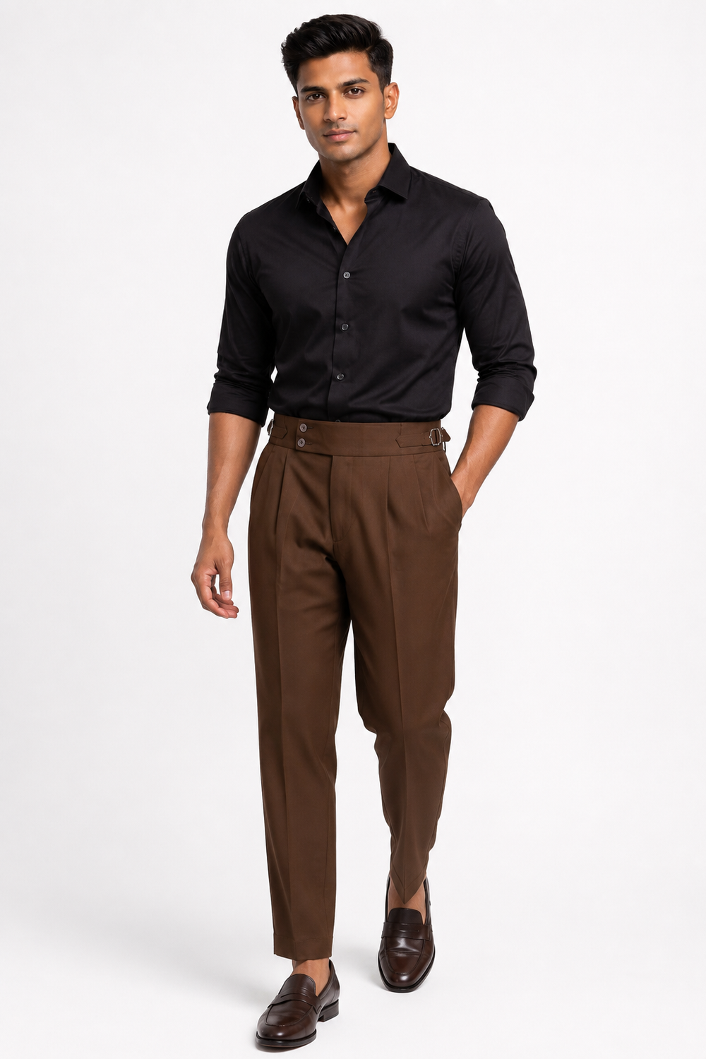 Dark Brown Gurkha Pant
