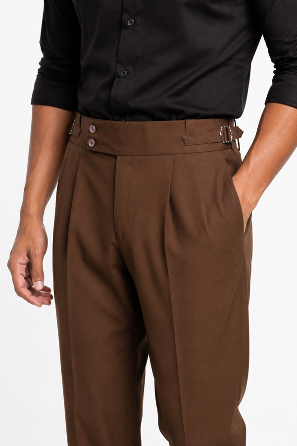 Dark Brown Gurkha Pant