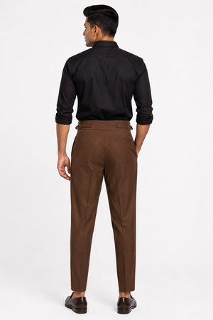 Dark Brown Gurkha Pant