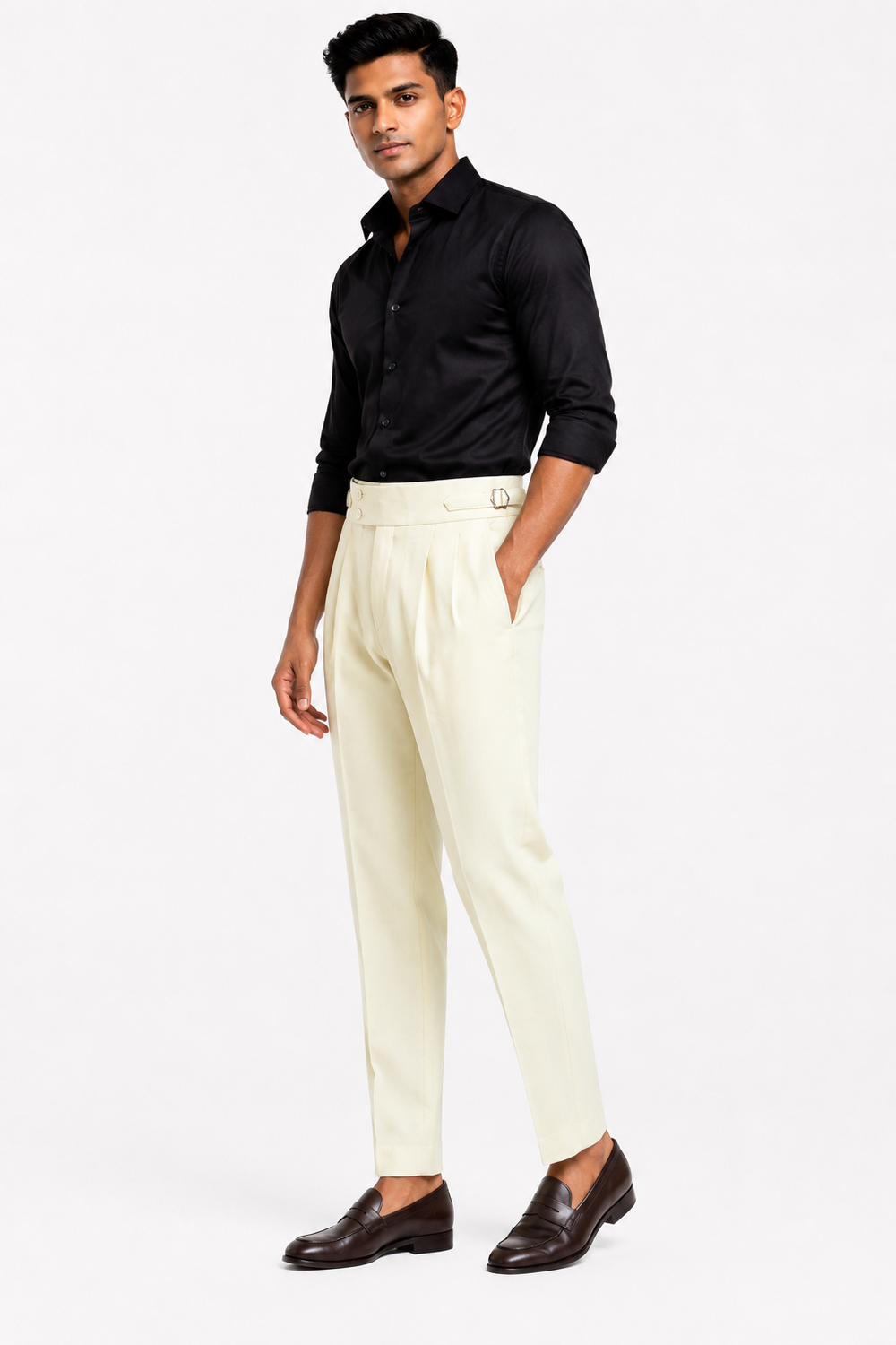 Beige Gurkha Pant