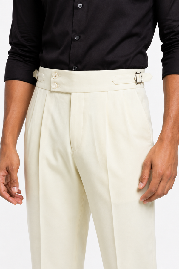 Beige Gurkha Pant