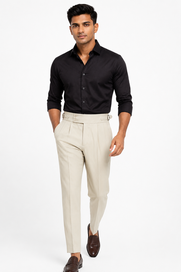 Cream Gurkha Pant