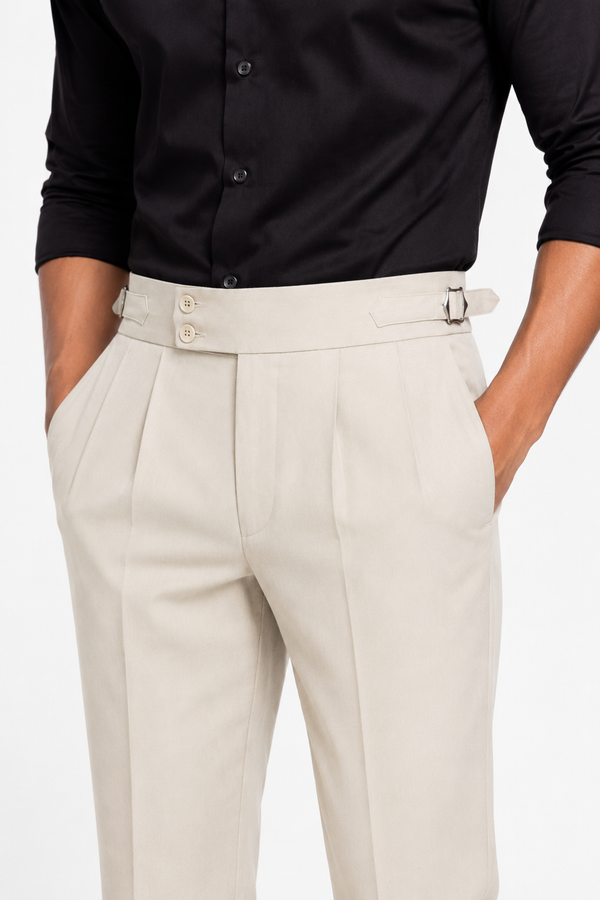 Cream Gurkha Pant