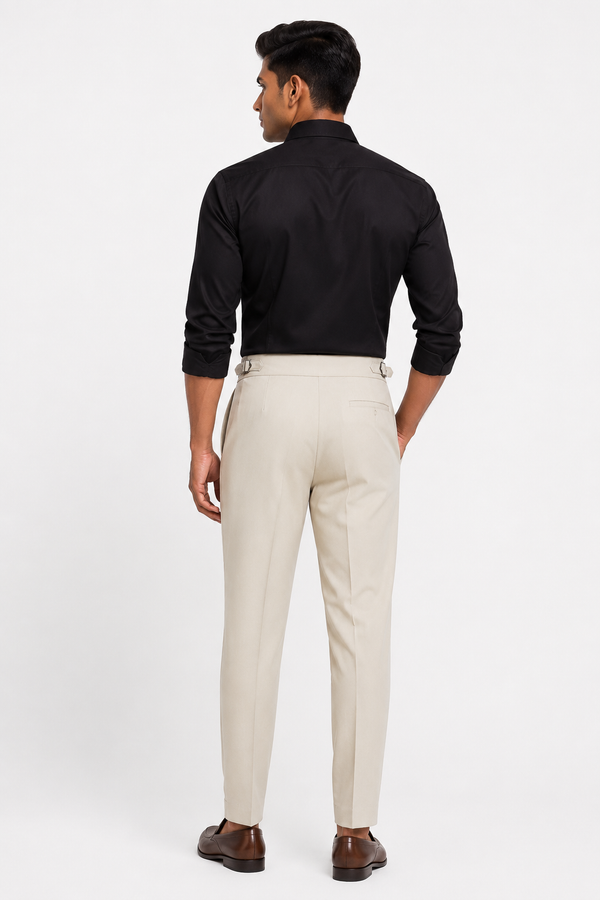 Cream Gurkha Pant
