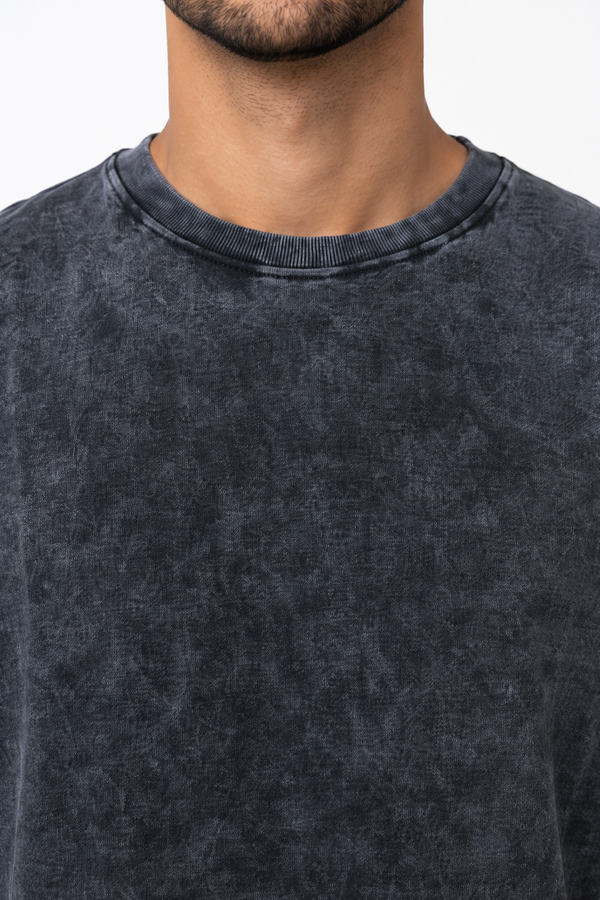 Dark Grey Drop Shoulder