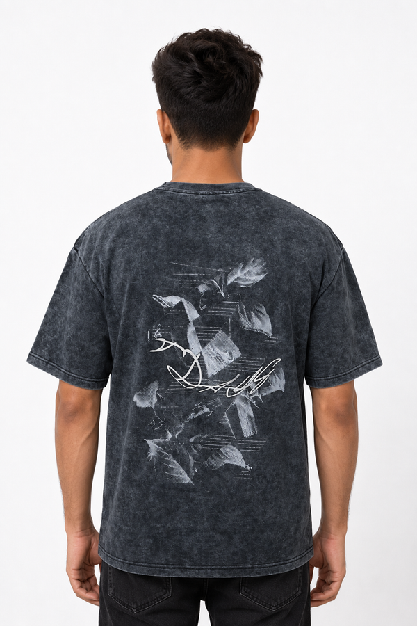 Dark Grey Drop Shoulder