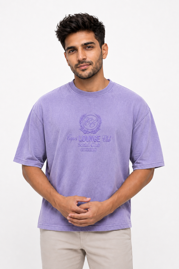 Lavender Drop Shoulder