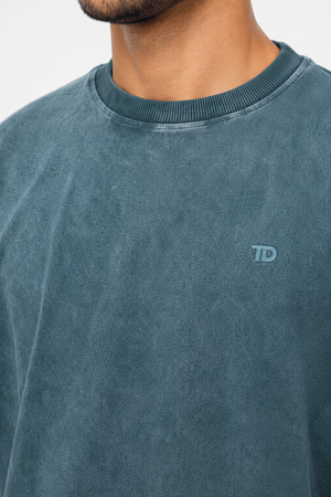 Grey Drop Shoulder