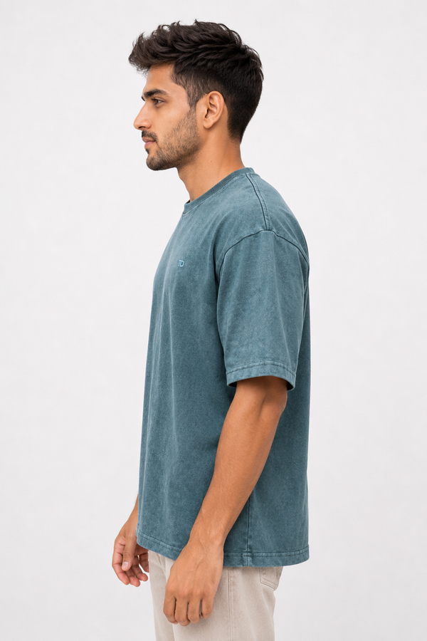 Grey Drop Shoulder