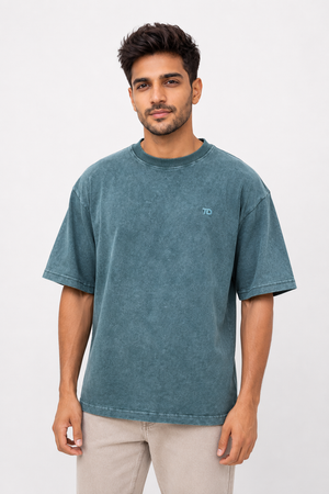 Grey Drop Shoulder
