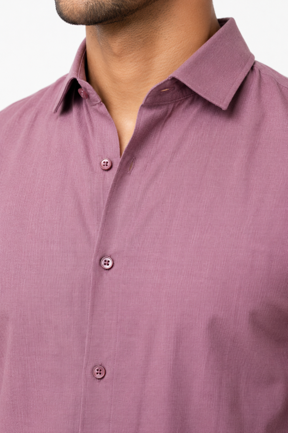 Peach Linen Shirt