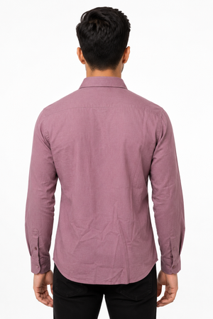 Peach Linen Shirt