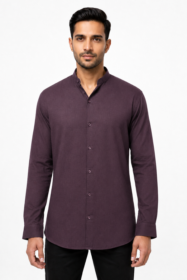 Lavender Linen Shirt