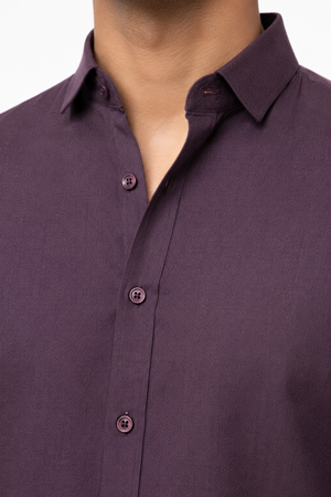 Lavender Linen Shirt