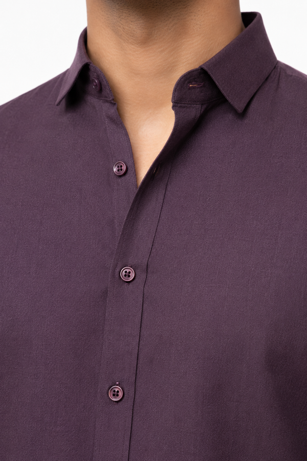 Lavender Linen Shirt