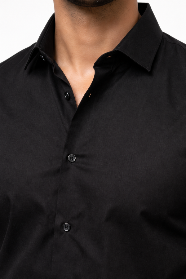 Black Linen Shirt
