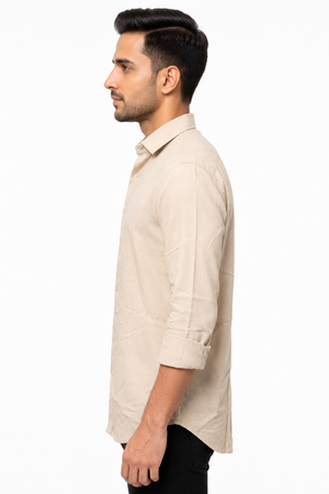 Cream Linen Shirt