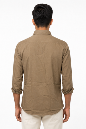 Brown Linen Shirt