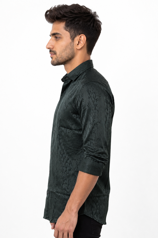 Green Designer Shirt