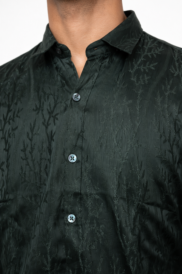Green Designer Shirt