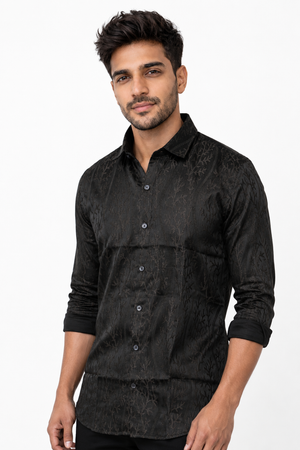 Dark Brown Designer Shirt