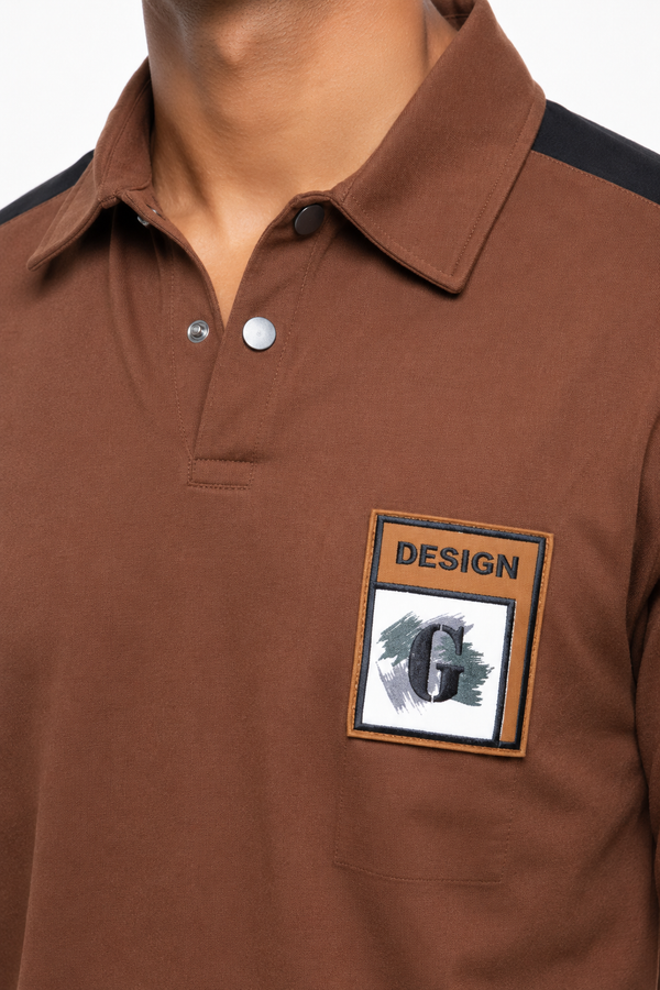 Brown Full Hand Tee