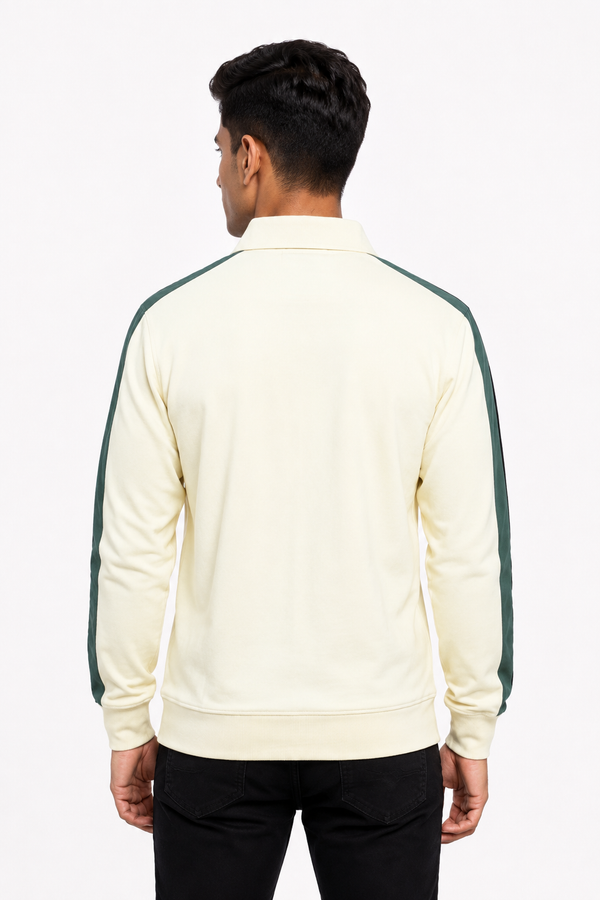 White Full Hand Tee