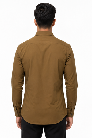 Brown Plain Shirt