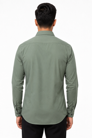 Green Plain Shirt