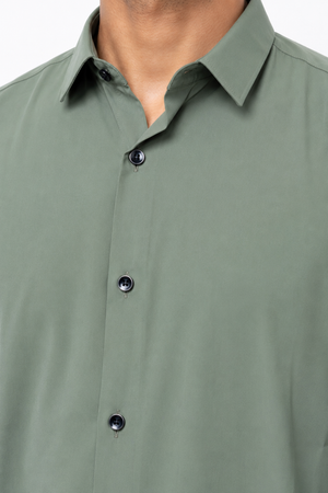 Green Plain Shirt