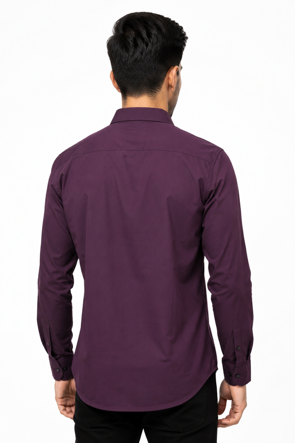 Purple Plain Shirt