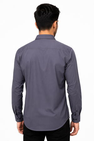 Grey Plain Shirt