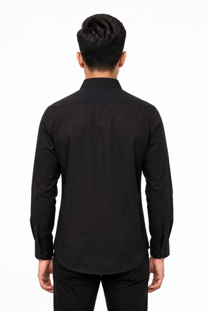 Black Plain Shirt