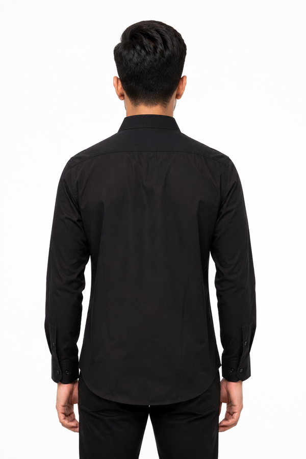 Black Plain Shirt