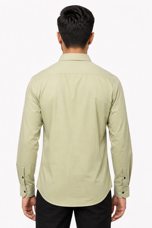 Light Green Plain Shirt