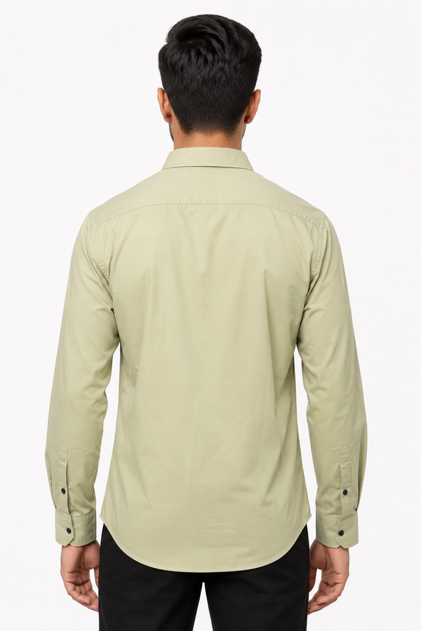 Light Green Plain Shirt