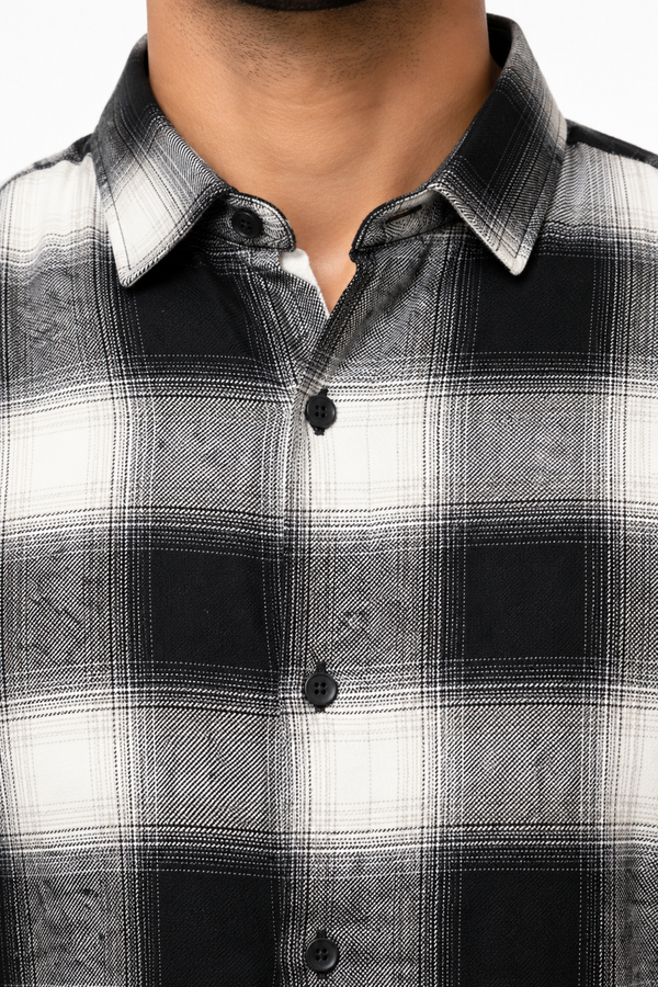 Black Checked Shirt