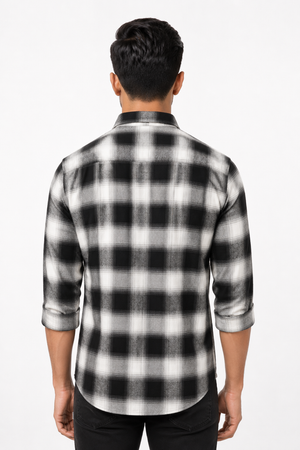 Black Checked Shirt