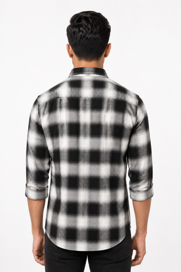 Black Checked Shirt
