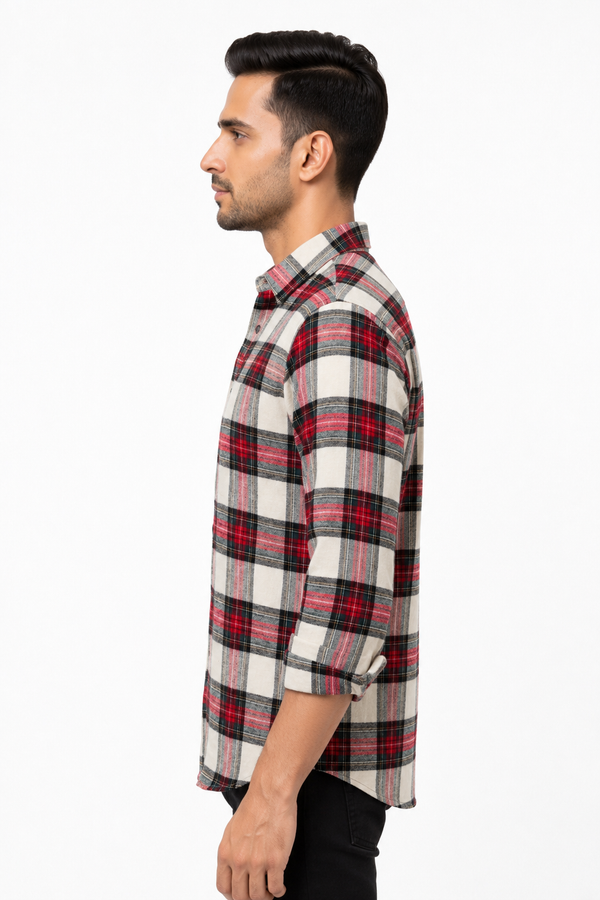 Red and White Checked Shirt