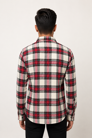 Red and White Checked Shirt